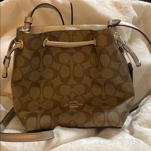 NWT Drawstring Coach Purse-small